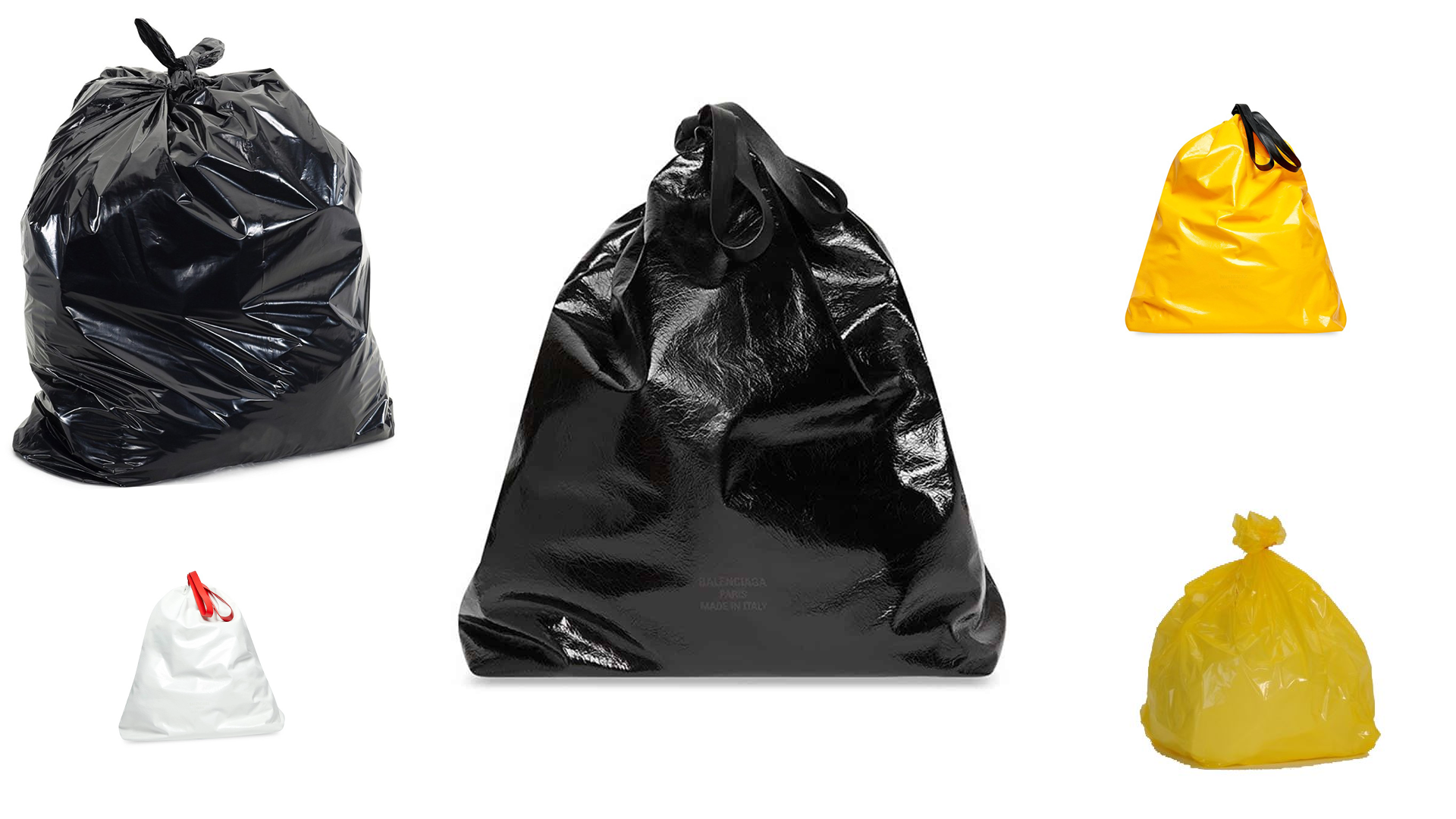 High trashion! Balenciaga's £1,500 bin bag