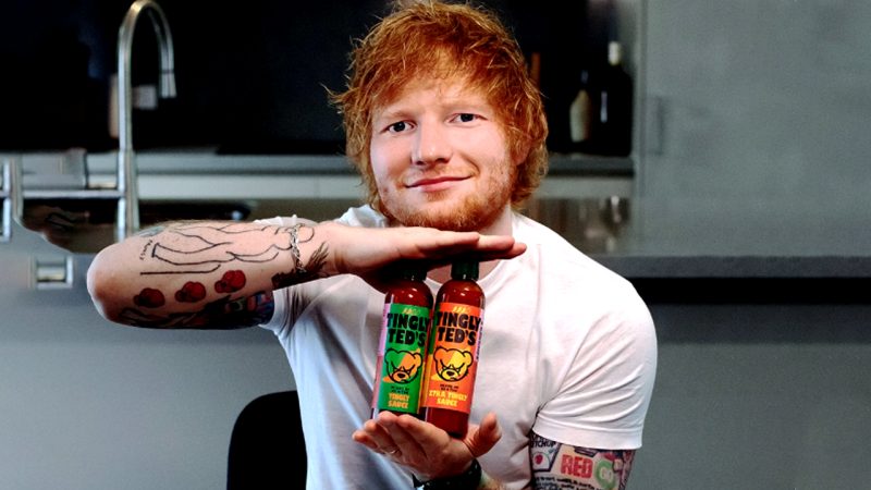 Ed Sheeran launches his own 'Tingly Ted' hot sauce range