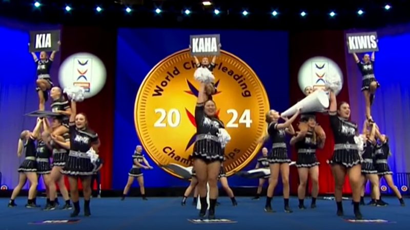 WATCH: Team NZ's incredible medal-winning performance at the ICU cheerleading world champs