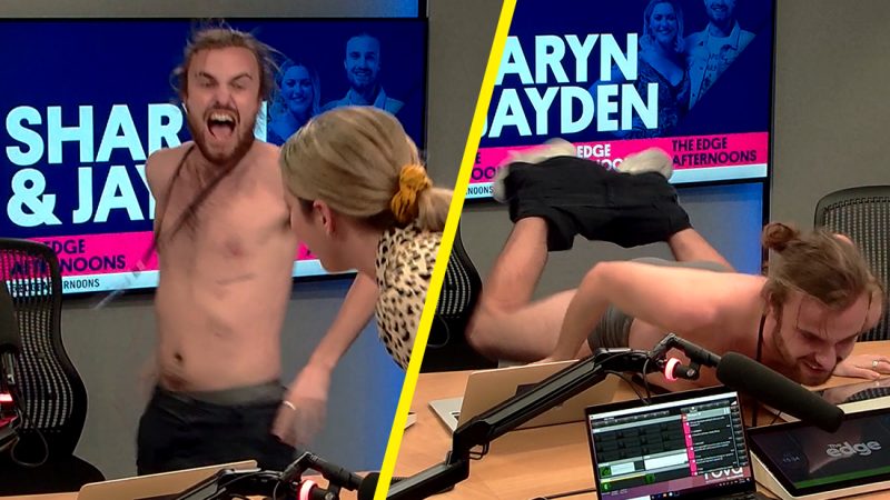 Things got WEIRD off air and Jayden ended up stripping