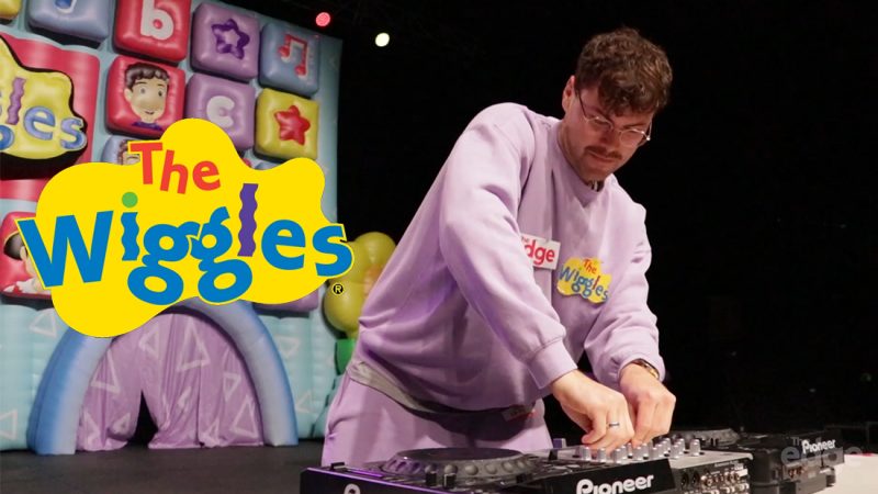 Sean opened with a DJ set for The Wiggles concert!