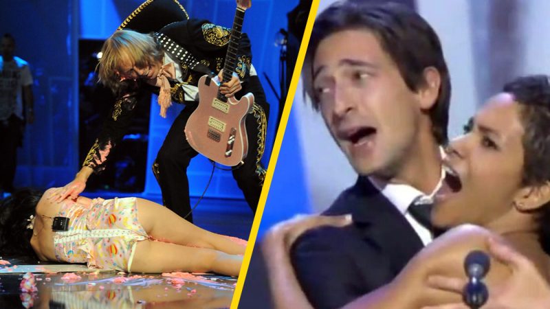 7 of the wildest and most cringe-worthy awards show moments of all time 