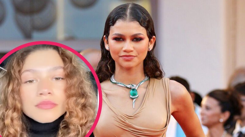 Zendaya shows off her new honey blonde curls and we can't get enough of them