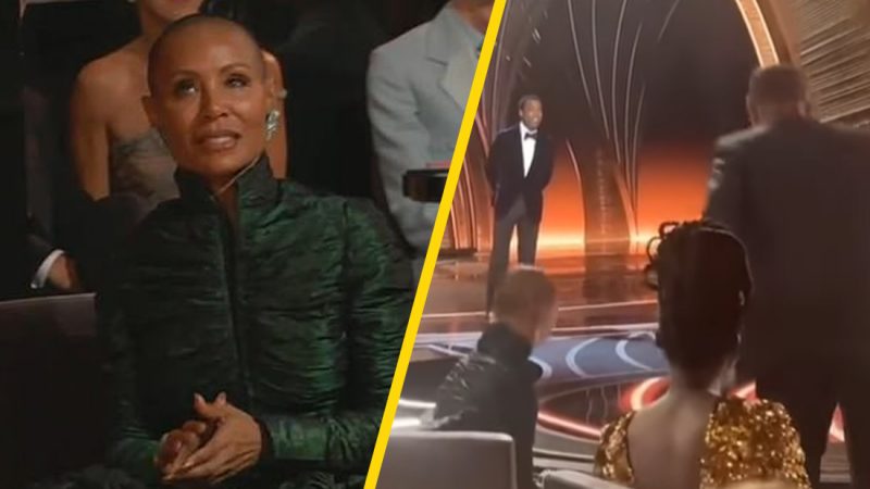 Jada Pinkett Smith appears to laugh after Will Smith slaps Chris Rock in new footage