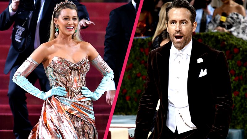  Ryan Reynolds literal jaw-drop reaction to Blake Lively's dress was the best MET Gala moment