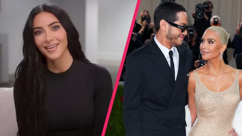 Kim Kardashian texted Pete Davidson 'cos she was 'DTF' and wanted to investigate his 'BDE'
