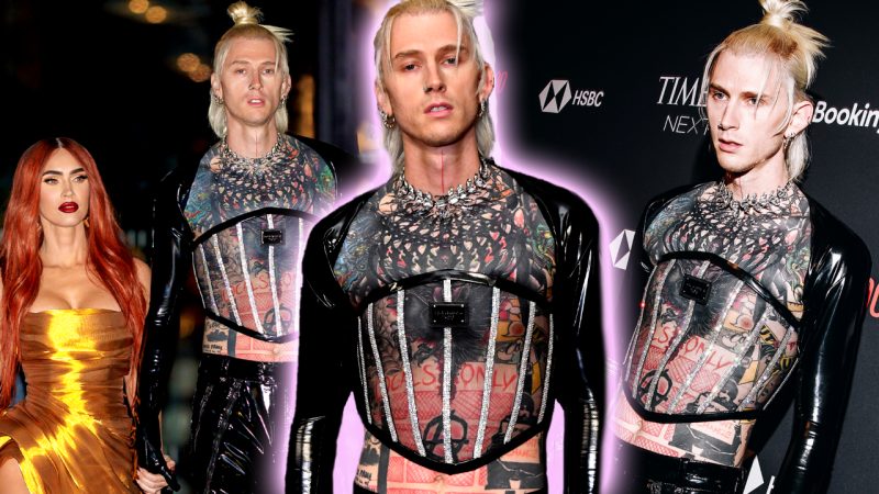 MGK breaks fashion norms rocking a sheer corset on the red carpet, but what if a woman wore it?