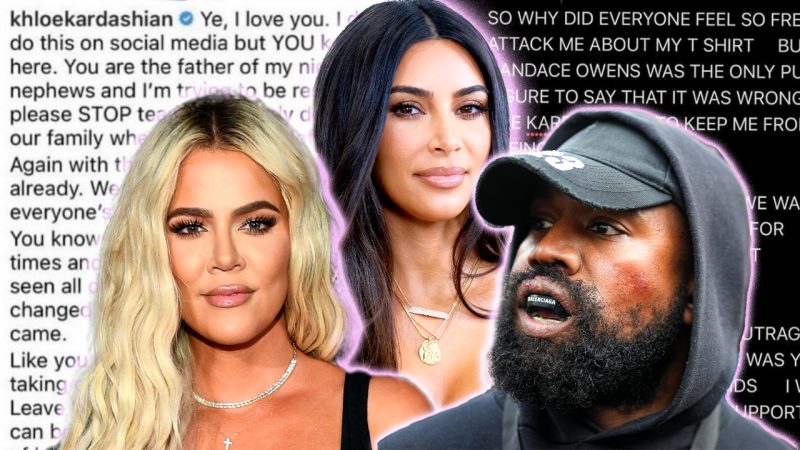 Khloe Kardashian goes IN on Kanye West after he attacks Kim Kardashian again 