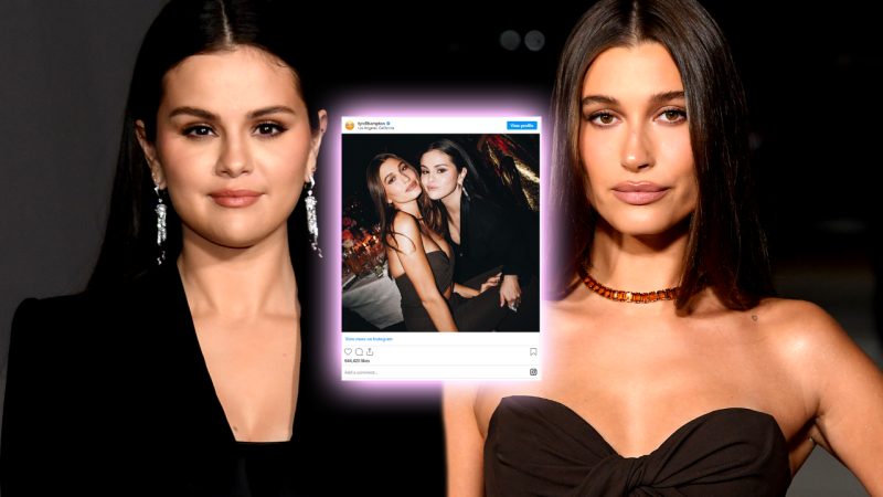 Hailey and Selena photographed together