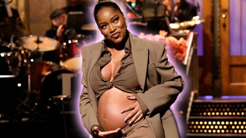 Keke Palmer announced her pregnancy on live TV and fans says it’s iconic as Beyoncé’s reveal