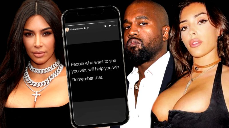 'Do you': Did Kim K just shade Kanye for secretly marrying his Aussie employee Bianca Censori?