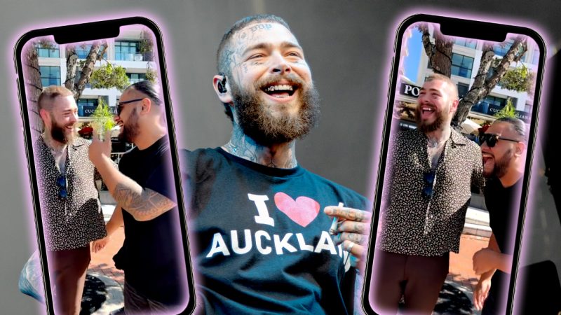 'Thanks for hanging with me': Post Malone banters with locals during his Auckland visit