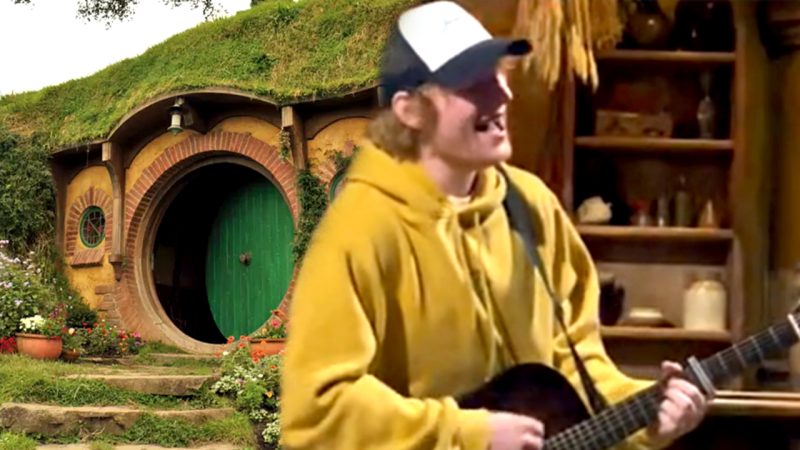 Ed Sheeran surprises NZ Hobbiton Tour with an epic acoustic performance of 'I See Fire'