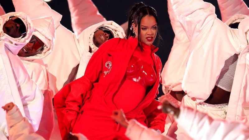 Rihanna confirms she's pregnant after fans go wild about baby bump in Super Bowl halftime show