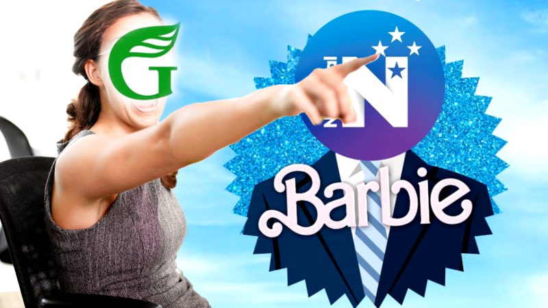 Green Party Barbie Poster