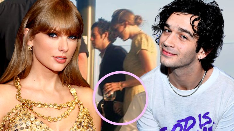 Taylor Swift and Matty Healy have been snapped holding hands at a restaurant, and I'm screaming