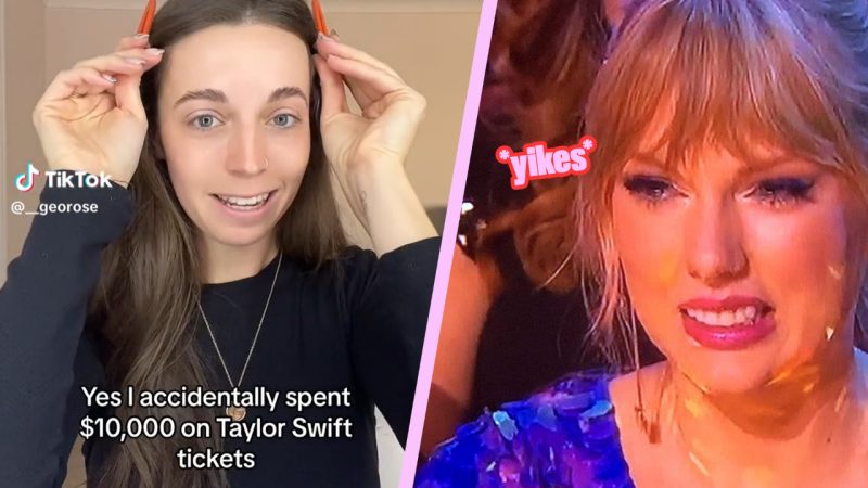 Spare a thought for this gal who accidentally spent $10k on Taylor Swift Tickets