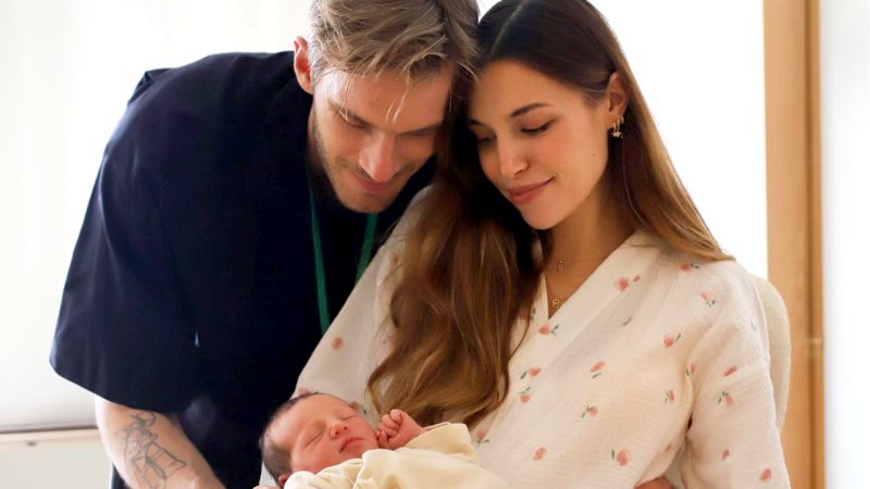 YouTuber PewDiePie and Marzia have welcomed a baby boy
