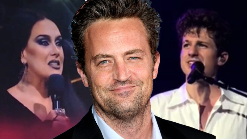 Adele and Charlie Puth share tributes mid-show to honour Matthew Perry after his sudden death
