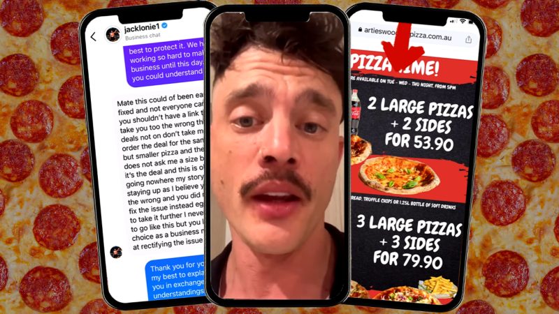 Just kinda embarrassing: This former MAFS star tried to slam a pizza place over a $50 deal