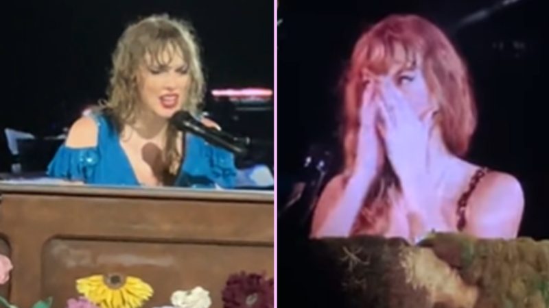 Tearful Taylor Swift sings emotional tribute in Brazil following the deaths of three swifties