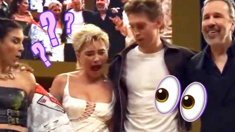 'Ow!': Florence Pugh Hit In The Face By Mystery Object Thrown By Fan During Dune 2 Event
