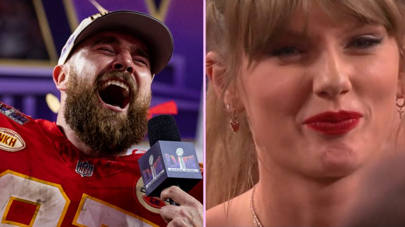 Fans reckon Taylor Swift got 'the ick' from Travis Kelce singing in Super Bowl winning speech