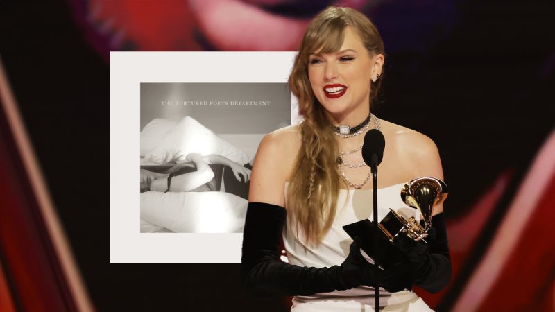 NOT A DRILL: Taylor Swift just announced a new album while accepting her 13th Grammy Award