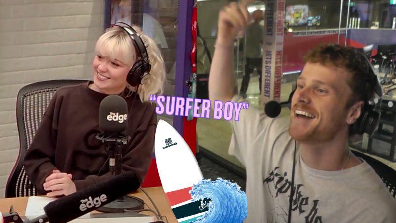 Cal tries to impress Maisie Peters by telling her he's a 'surfer boy'