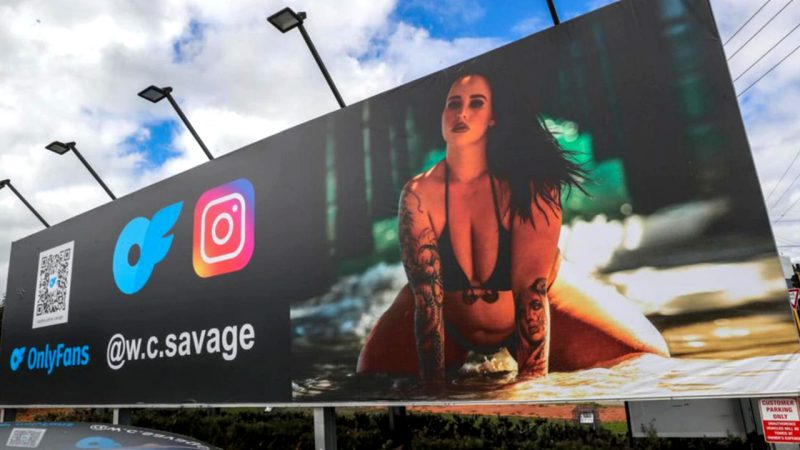 Aussie OnlyFans creator tells us about the wild 'death threats' and backlash from her billboard