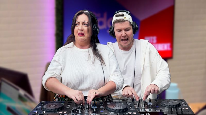 Watch Meg and Dan’s 'interesting' debut DJ sets after lessons from actual DJ Sean Hill