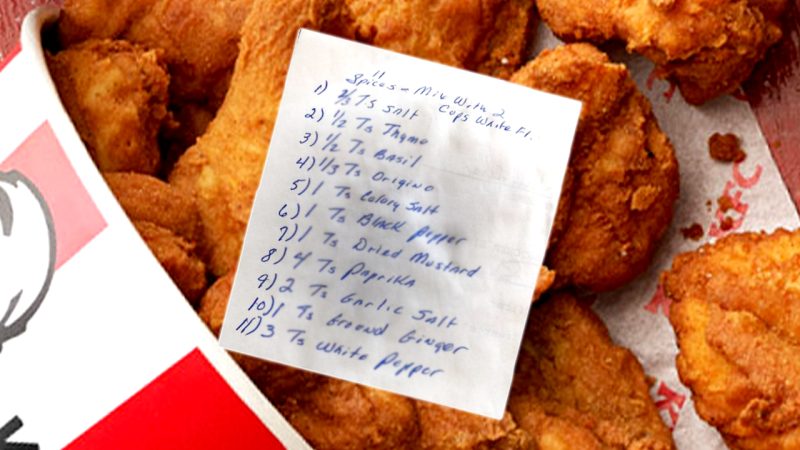 This is not a drill: KFC's 11 herbs and spices recipe has accidentally been leaked 