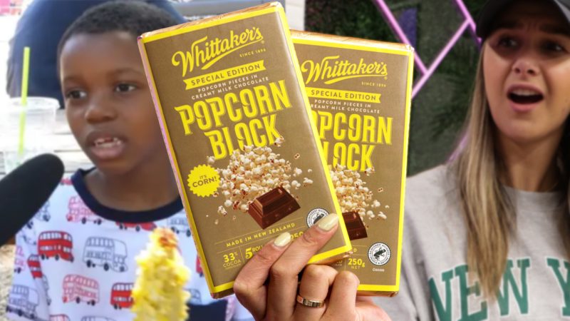 Whittaker's have made a one-off chocolate block inspired TikTok's Corn Kid (minus the juice)