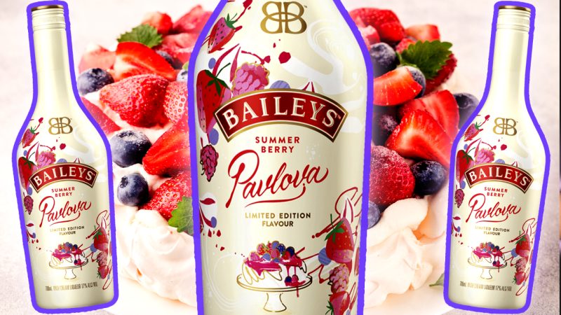 Baileys have dropped a Pavlova flavour and I can taste a new summer cocky-T