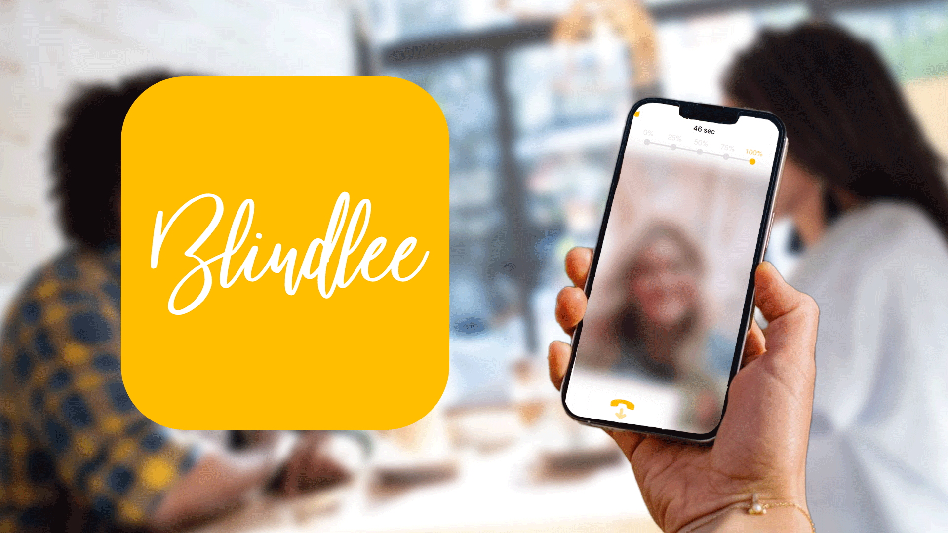 Blindlee: The dating app that gives you a 3-minute blurred phone call