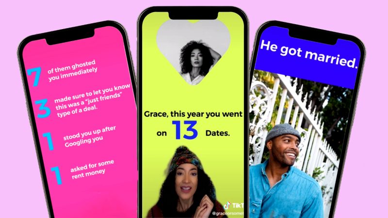 Singletons are asking for a 'Dating App Wrapped' so these TikTokers created their own versions