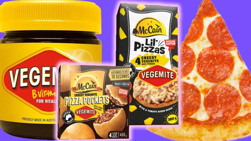 McCain is bringing Vegemite pizzas to the world and don’t hate me but I so would