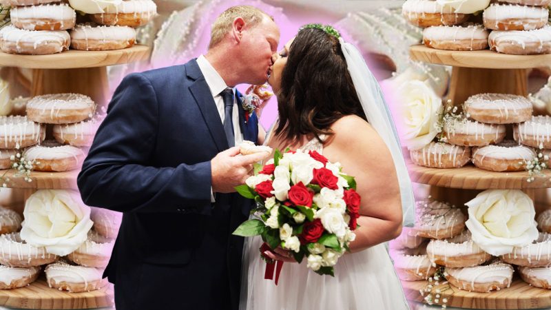 Kiwi couple get married at Krispy Kreme and doughnut get me started on how cute this is