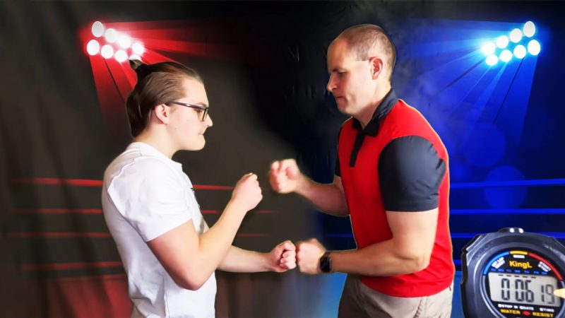 Man breaks world record for most fist bumps in 30 seconds and the sound is so gross