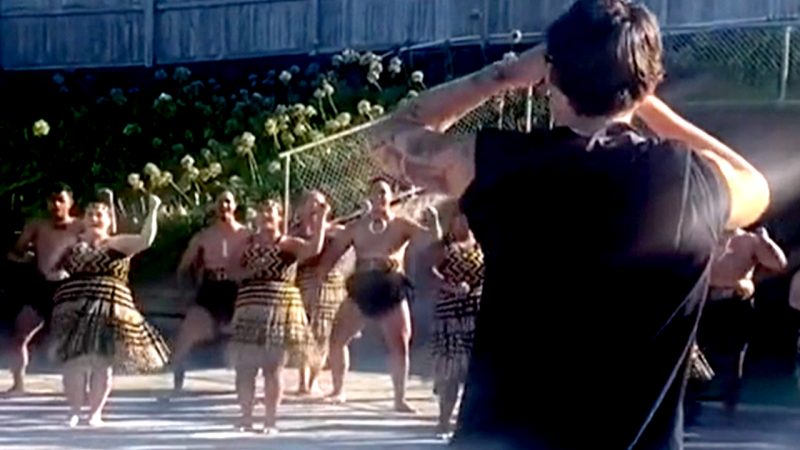 Harry Styles was welcomed to AKL with a haka from Te Matatini finalists Angitū, and it's INCRED