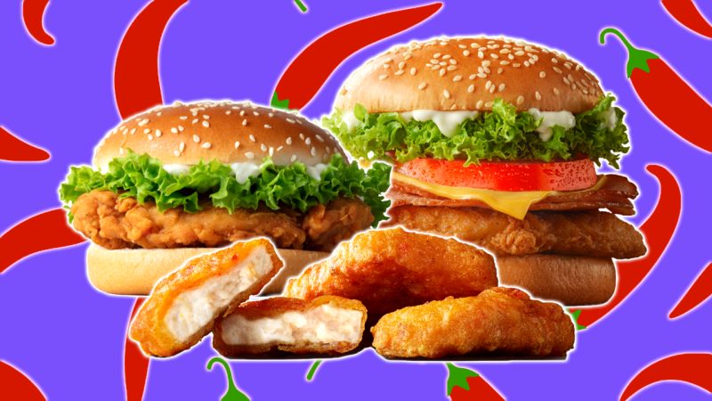 McDonald's have added spicy nugs to their menu, so my feeds just got a heck load hotter