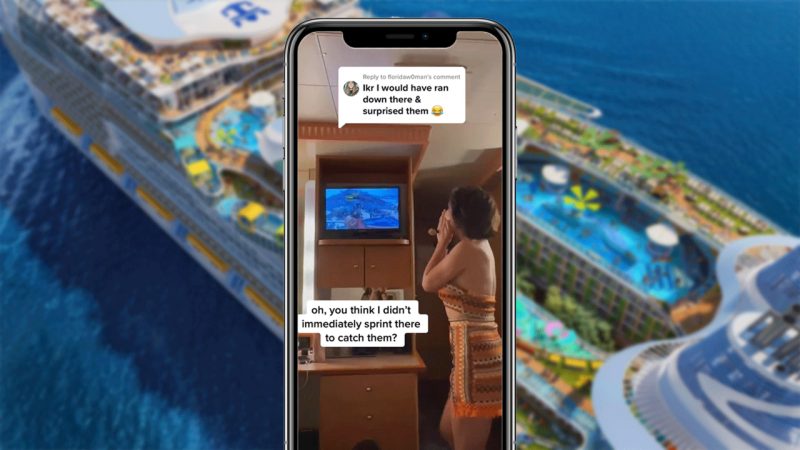 This Woman caught her BF cheating via live cruise ship cameras and shared the journey on TikTok