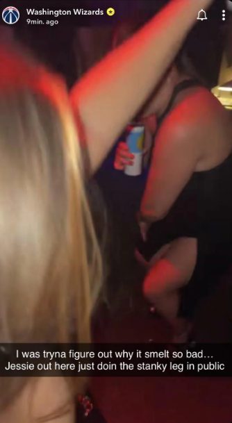 Nightmare: This poor sosh media admin shared vids from the club on an NBA team's Snapchat story