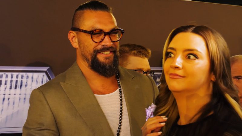 I interviewed Jason Momoa at the Fast X premiere and omfg why did I touch his hand like that? 