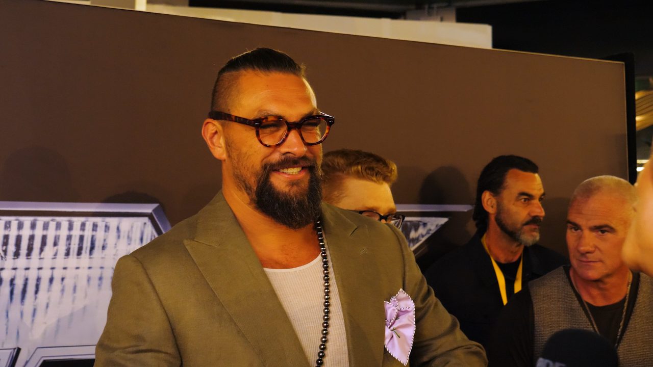 Jason Momoa at the Fast X premiere in NZ 