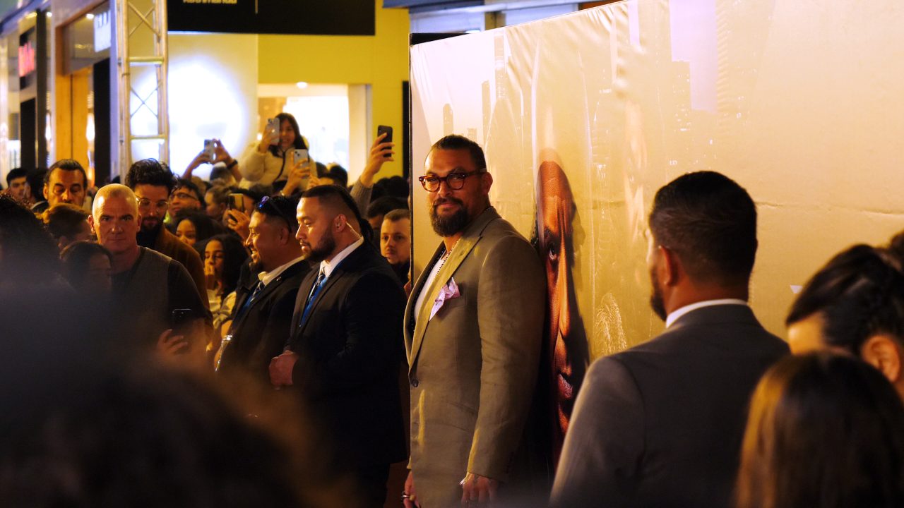Jason Momoa at the Fast X premiere in NZ 