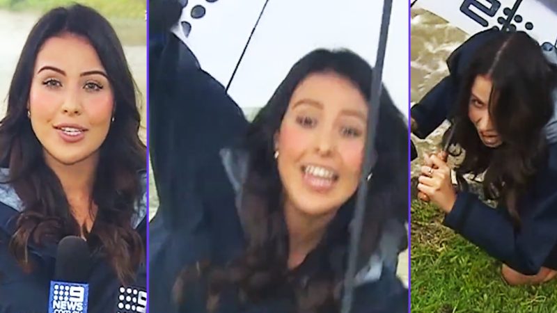 WATCH: Aussie news reporter trips over on live TV and the way I would simply cease to exist
