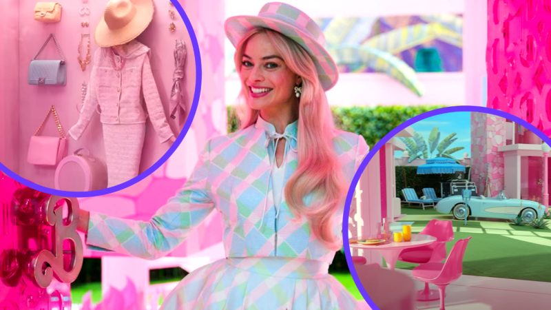 Margot Robbie gives a tour of Barbie's Dreamhouse, and life in plastic looks freaking fantastic