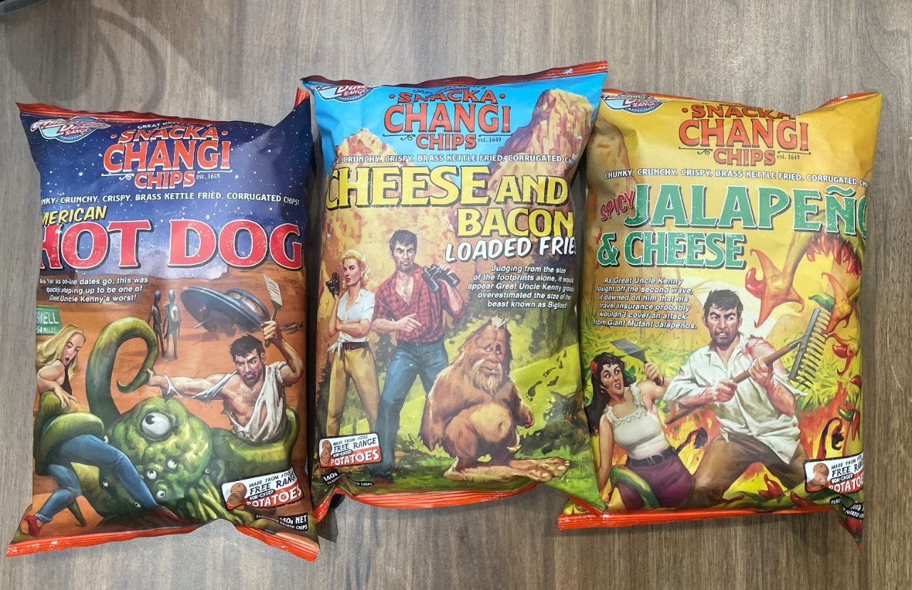 Snackachangi just dropped three new 'American Diner'-themed chip flavours so don't mind if I do
