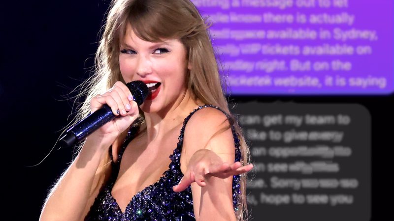 An Aussie Swiftie says Taylor Swift replied to her DM after missing out on 'Eras Tour' tix